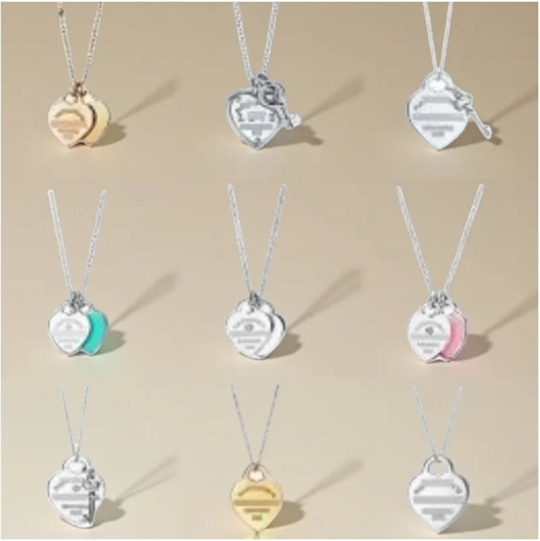 Pendant Necklaces designer necklace luxury jewelry designer jewelry women diamonds love metal chain thin letter pendant charm necklaces Valentines Day gift very
