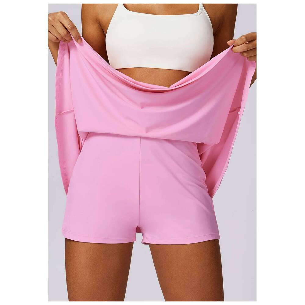 Custom summer UV sun protection jacket quick drying ice silk running cycling yoga short skirt sports two-piece