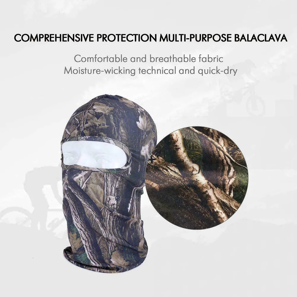Outdoor Sports Balaclava UV Protection Breathable Riding Motorcycle Face Mask Cover Headgear Men Women Cycling Neck Face Shield 250624