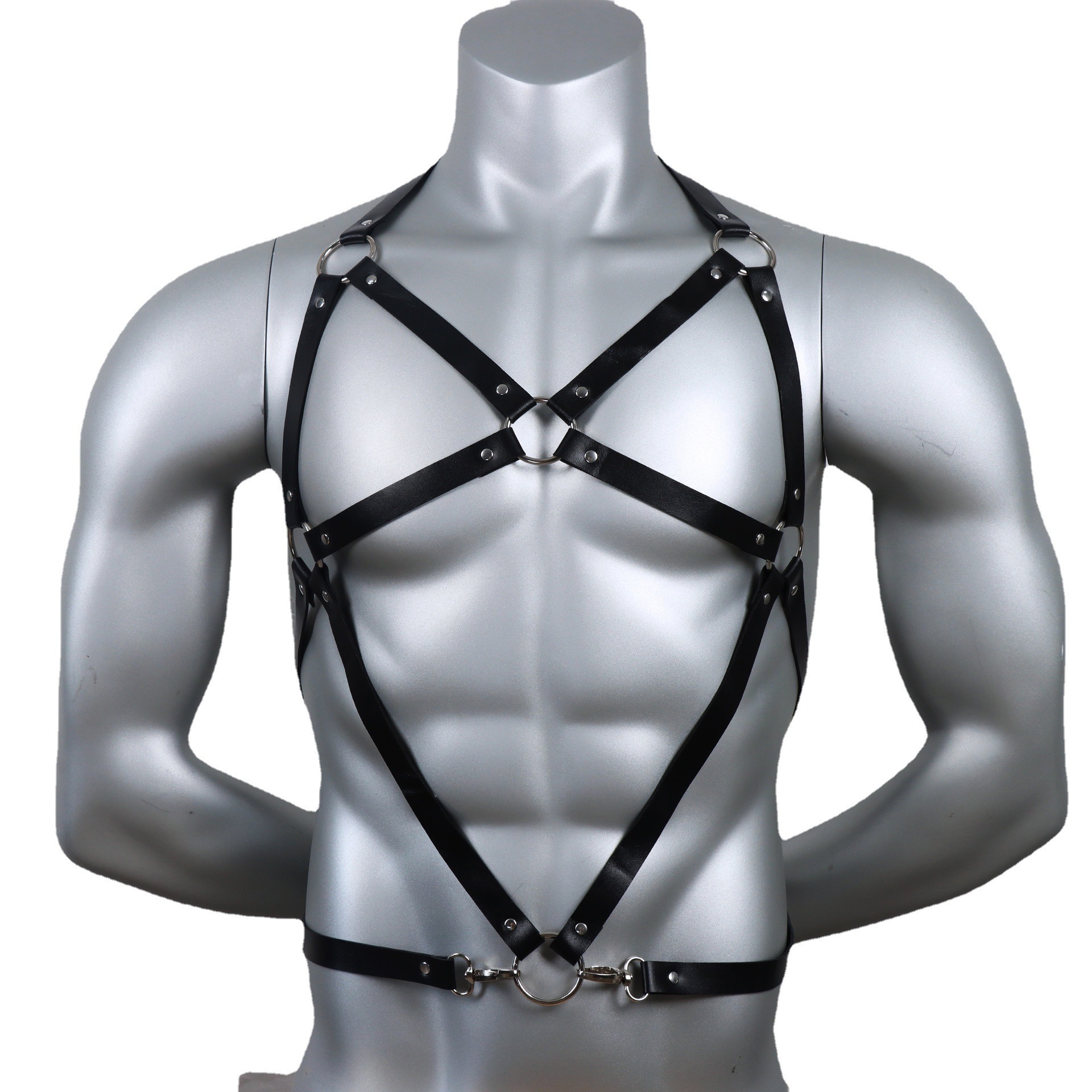 Stage Wear Dance Accessories Strap Leather Binding Personalized Chest Strap