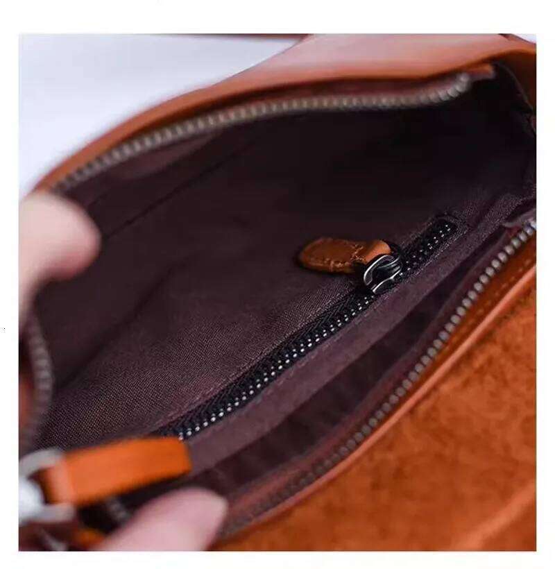 Weekend Outdoor Daily Light Natural Genuine Women Shoulder Fashion Designer Cow Leather Ladies Crossbody Bag