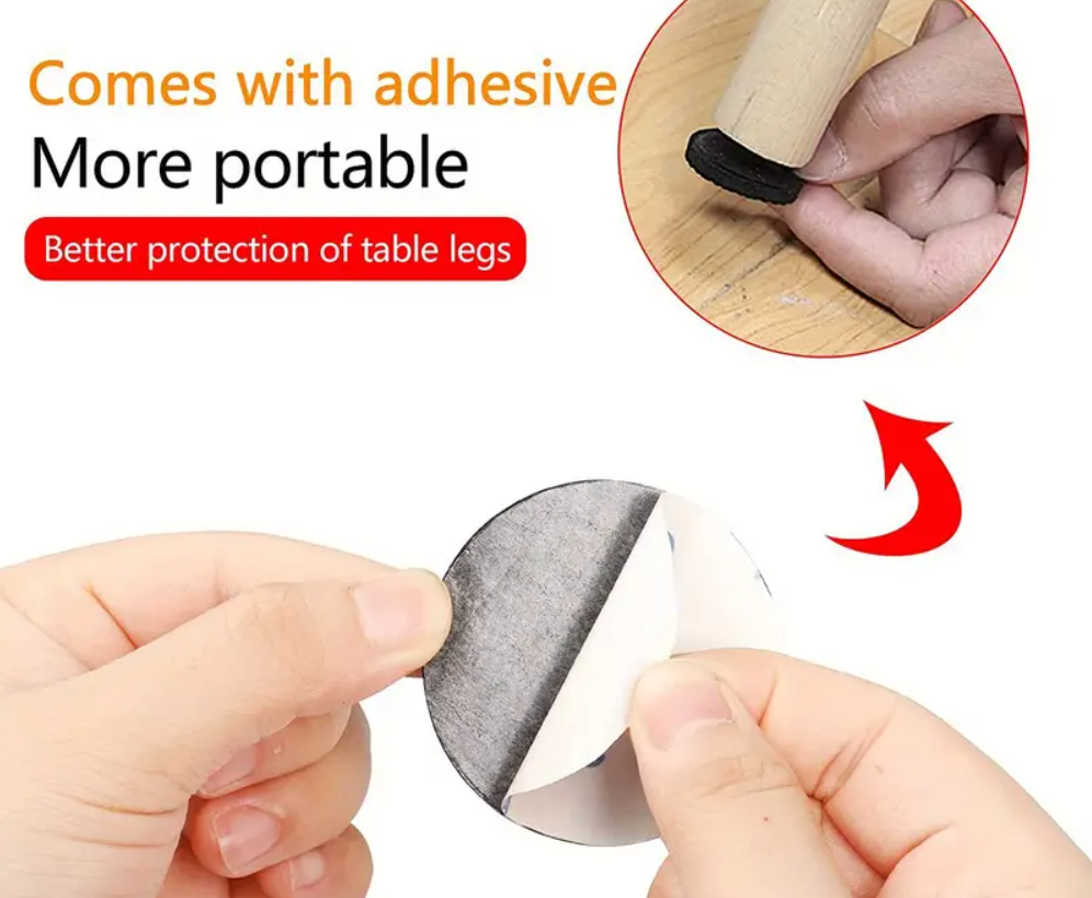 Furniture tables and chairs feet pad foam self-adhesive dining table non-slip pads quality