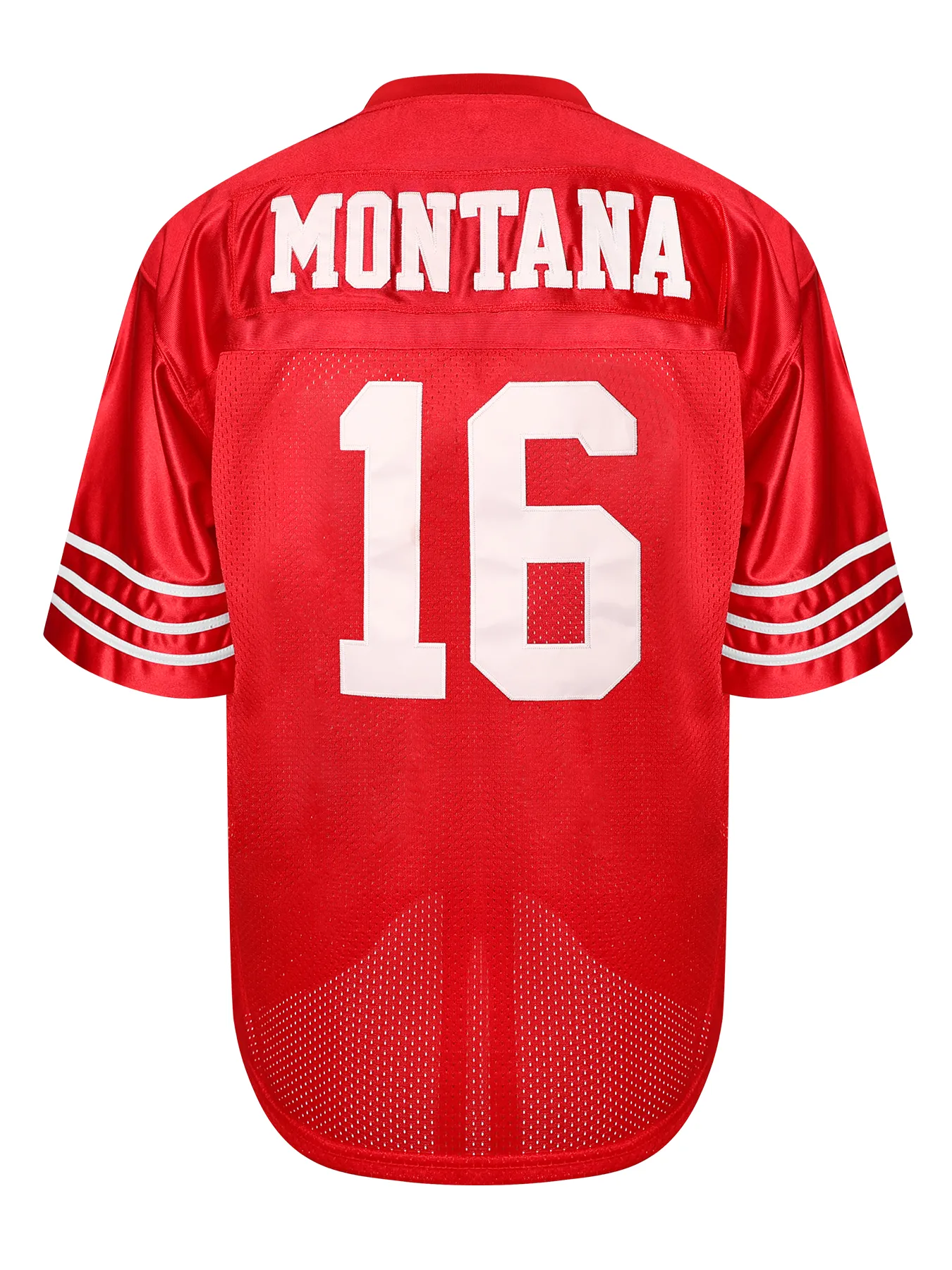 16 Montana Custom Football Jersey Rice McCaffrey Mason Mordecai Bosa Jerseys Mens Womens Youth