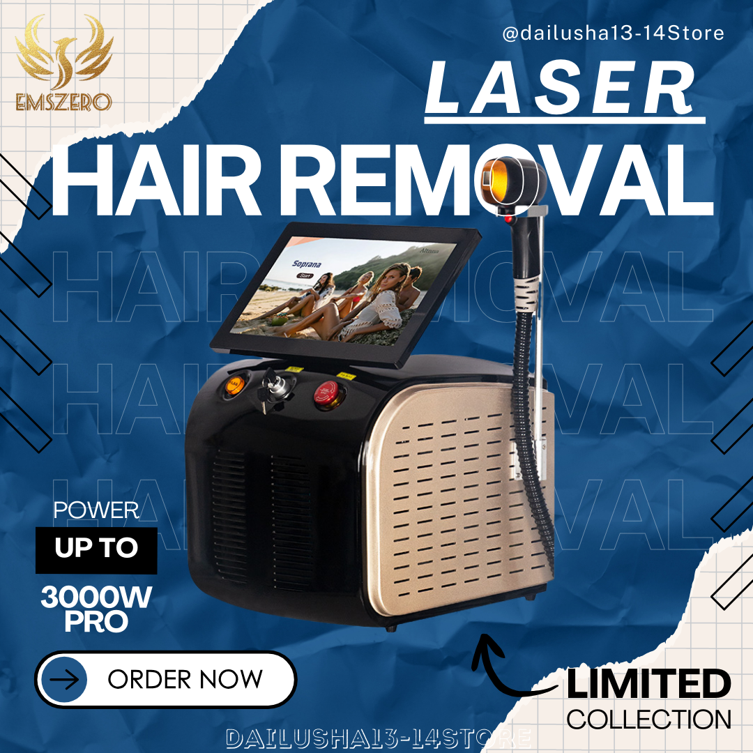 808 Diode Laser Hair Removal Machine Three Wavelength 808nm 755nm 1064nm Painless Permanent Hair Removal Portable