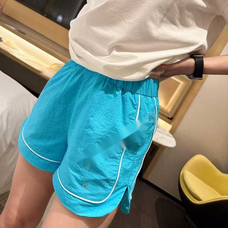 2025--New Women Yoga Outfits Short Running Shorts With Zipper Pocket Gym Ladies Casual Sportswear For Girls Exercise Fitness Colorful Solid Shorts