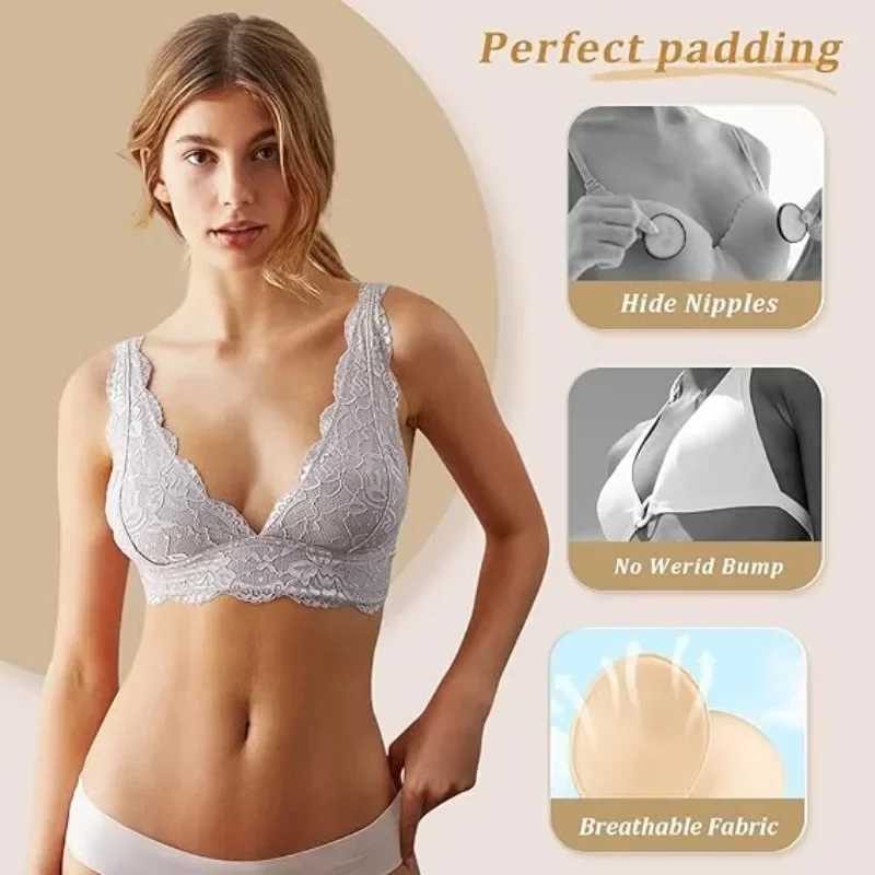 2/20pcs Soft Sponge Push Up Bra Pads for Women Invisible Inserts Removable Sports Breast Enhancers Chest Cup Pads Accessories W250624