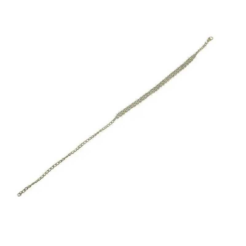 Shining Cubic Zirconia Chain Anklets for Women Fashion Ankle Bracelet on the Leg Sandals Foot Jewelry Summer Accessories U250624