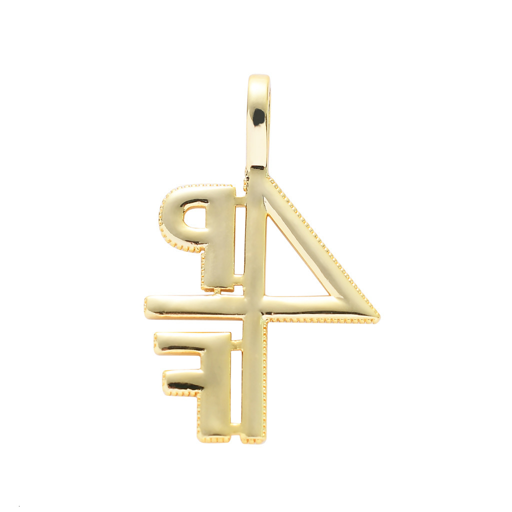 Luxury Moissanite Necklace Hip Hop Number Letter Pendant Street Dance Iced Out Trendy Accessory Pass the diamond tester