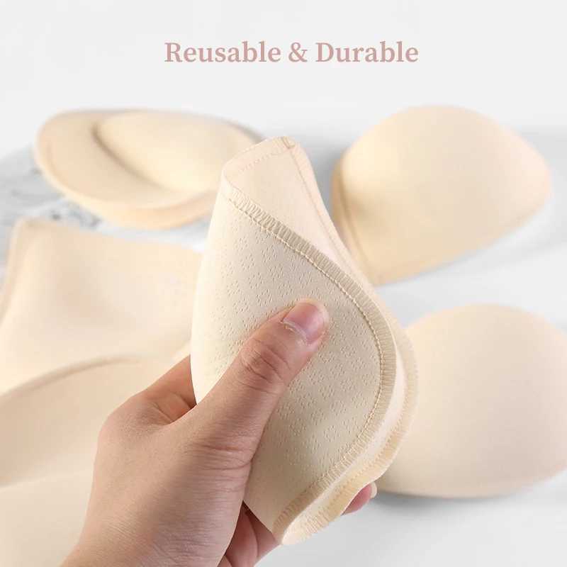 Push Up Fabric Bra Inserts Thick Breast Lift Enhancers Pads Reusable Cup Pad For Bikini Swimsuit Dress W250624