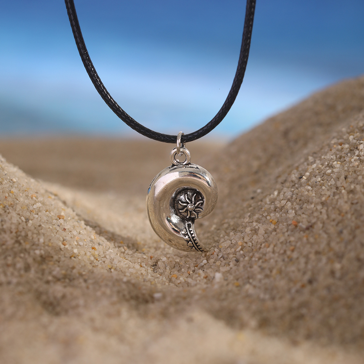 Accessories Sweet Cool Dark Pastoral Starfish Ocean Style Irregular Pentagram Pendant Necklace