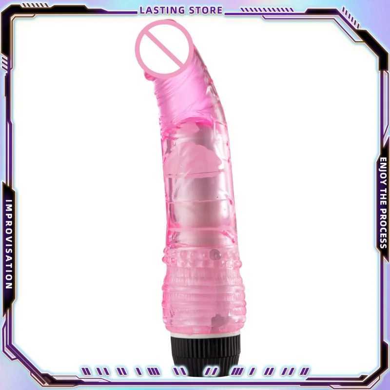 Dildo Vibrator Sex Toy Male Realistic Dildo TPE Jelly Penis Vibrating Vagina Massager Female Clitoral Stimulation Masturbator W250624