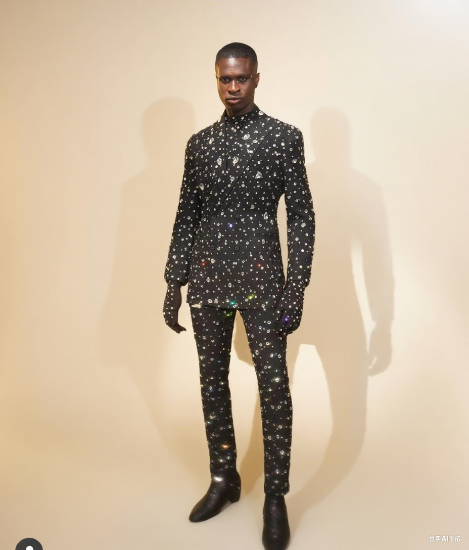 Full Crystal Tuxedos For Men Wedding Slim Fit Gorgeous Tailored Peaked Lapel Jacket 2 Pieces Male Costume Customized