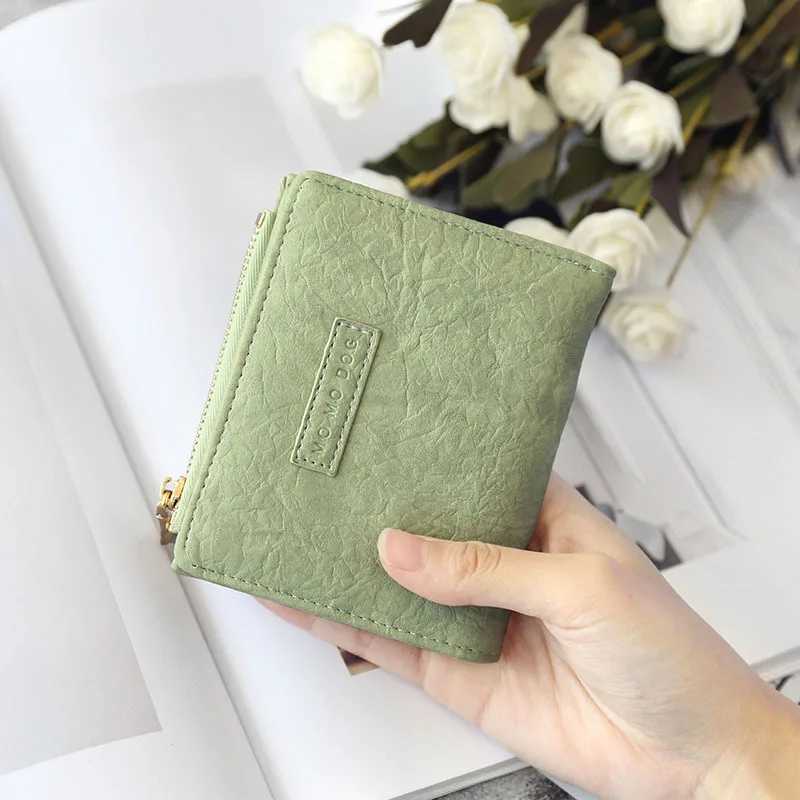 Buckle Crop Wallet Female Fi Ladies Multifunctional ID Holder High Quality Zipper Card Holders Wallet Coin Purse XJ250624