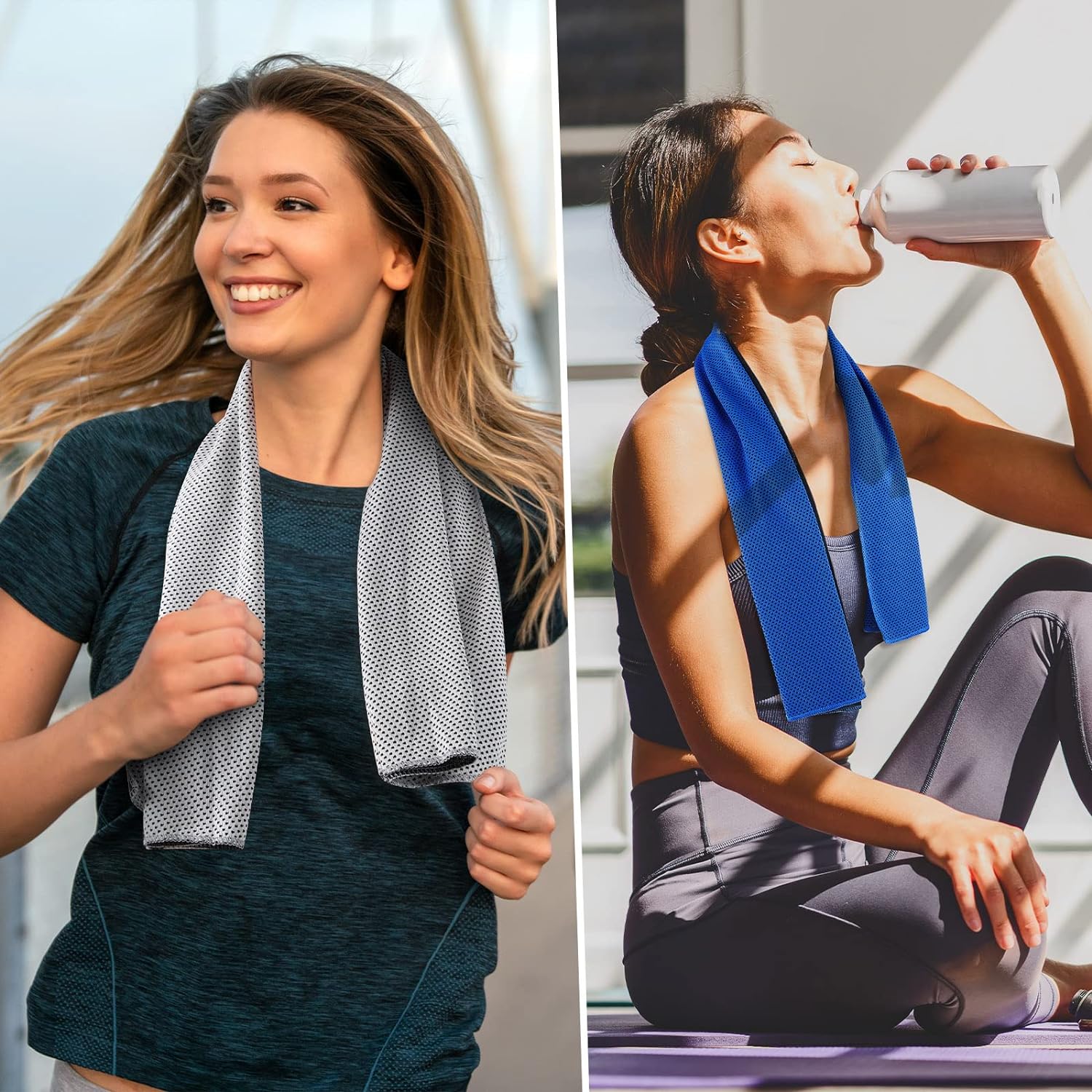 Quick Ship Microfiber Sports Cooling Towel Quick Drying & Soft with Low Irritation for Sports Enthusiasts