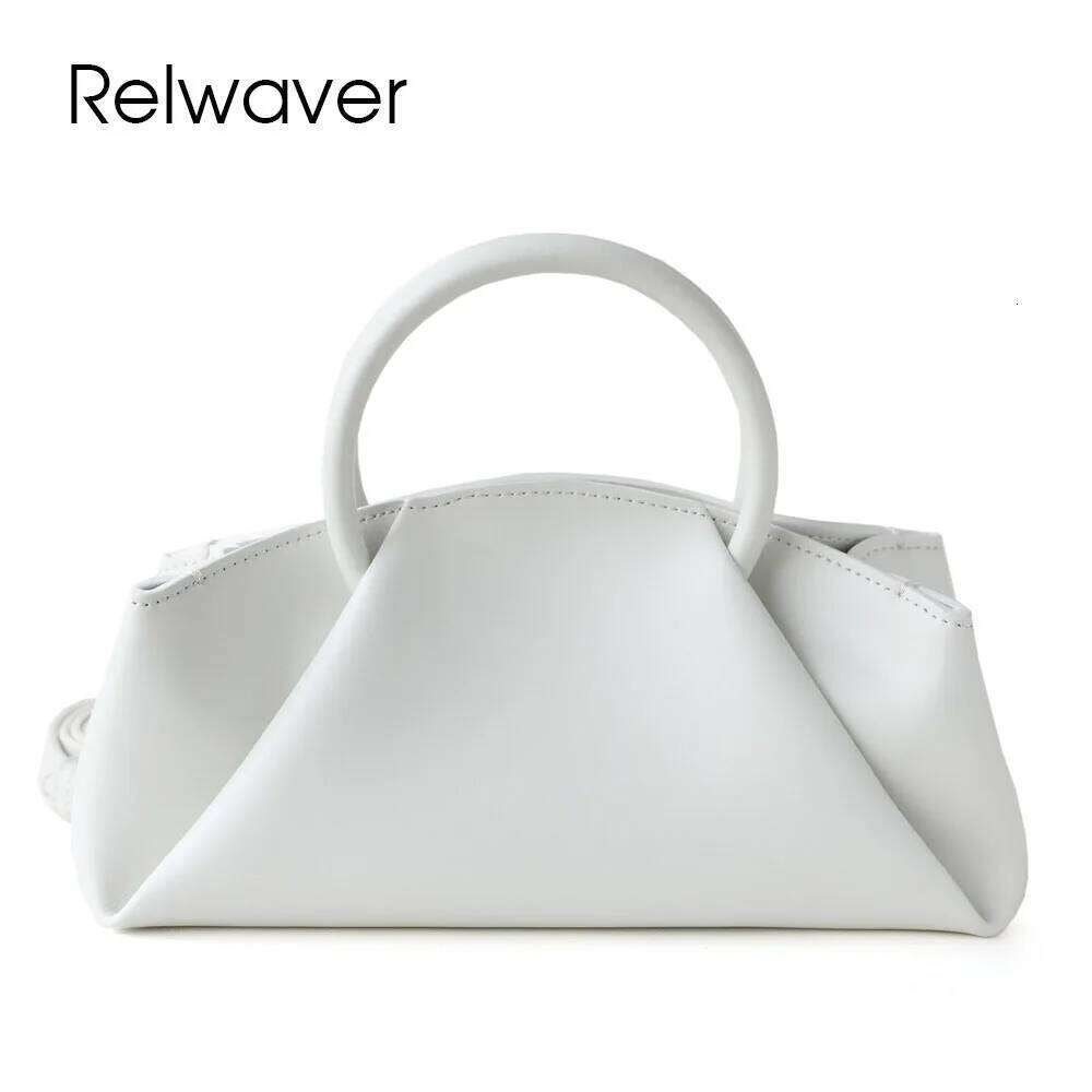 Luxury Designer bags Relwaver women handbag small cowhide split leather top handle 2025 summer versatile shoulder chic crossbody bag