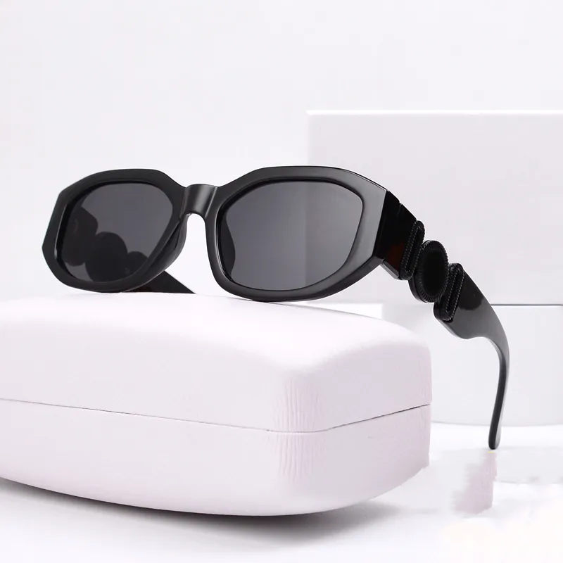 Designer Sunglasses For Women Men Beach Sun Glasses Trendy Classic Square Metal Legs Letter Design Cat Eye Top Eyeglasses