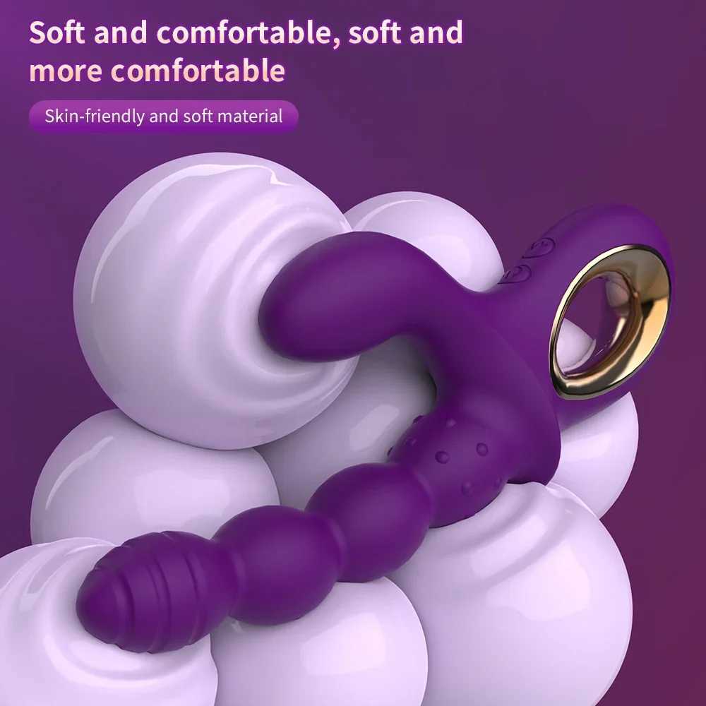 Powerful Vibrator for Women Dildo AV Wand 2 in 1 G Spot Clitoris Stimulator Vagina Massager Female Masturbator Adult Sex Toys W250624