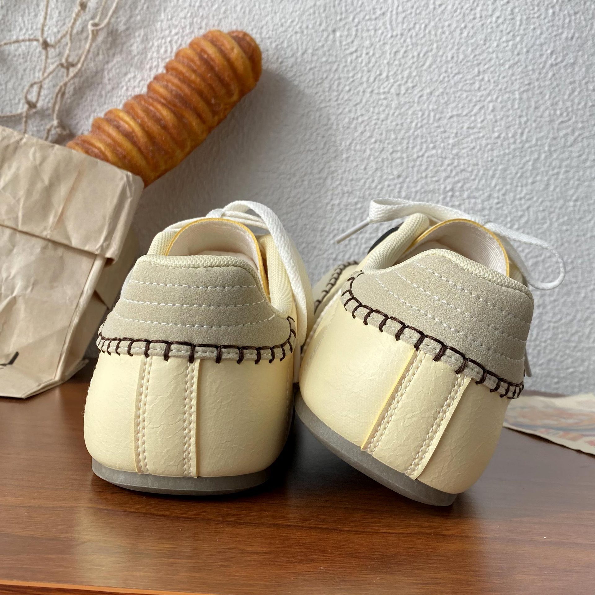 Designer casual shoes 2025 Color-Block Spring and Autumn German Training for Women, White Sneakers, Niche Casual Sports Shoes