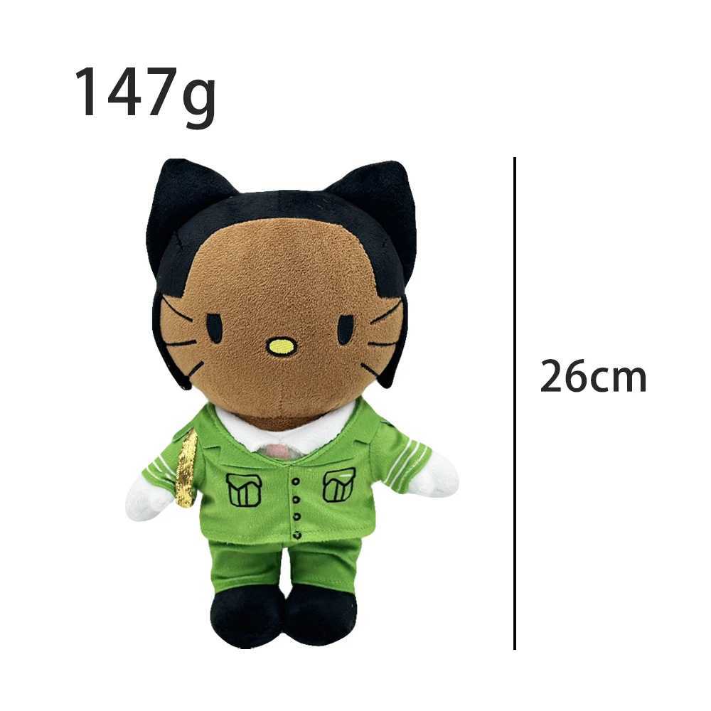 Sanrio Fashion Boy Hello Kitty Tyler The Creator With Green Suit Clothes Plush Doll Figure Stuffed Toy Cute Boy Girls Fans Collect Giftw250624