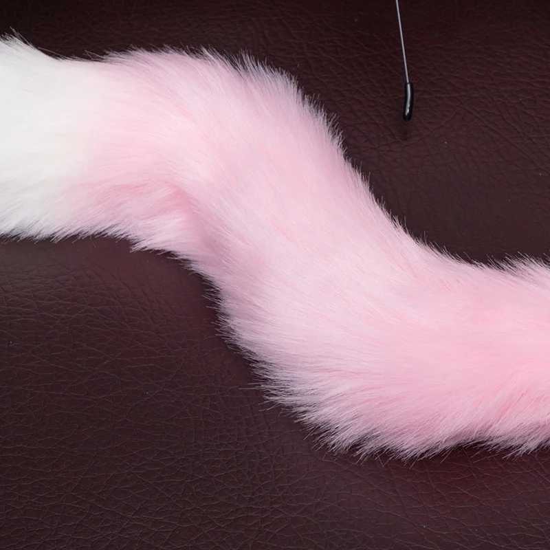 BLACKWOLF Cute Tail Anal Plug Cat Ears Headbands Set Adult Games Anal Bead Metal Butt Plug Erotic Cosplay Sex Toys For Women W250624