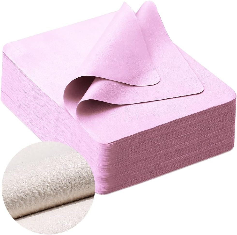 Custom Microfiber Suede Cloth for Glasses Cleaning Reusable Eyewear Clean Cloths