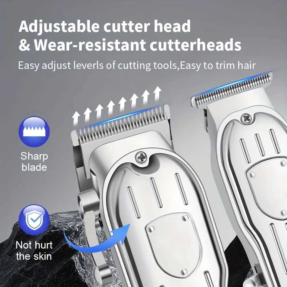 2in1 Electric Hair Clipper Hair Cutting Kit for Men Cordless Hair Trimmer Set/1 pc Professional Hair Trimmer Gifts for MenXJ250624