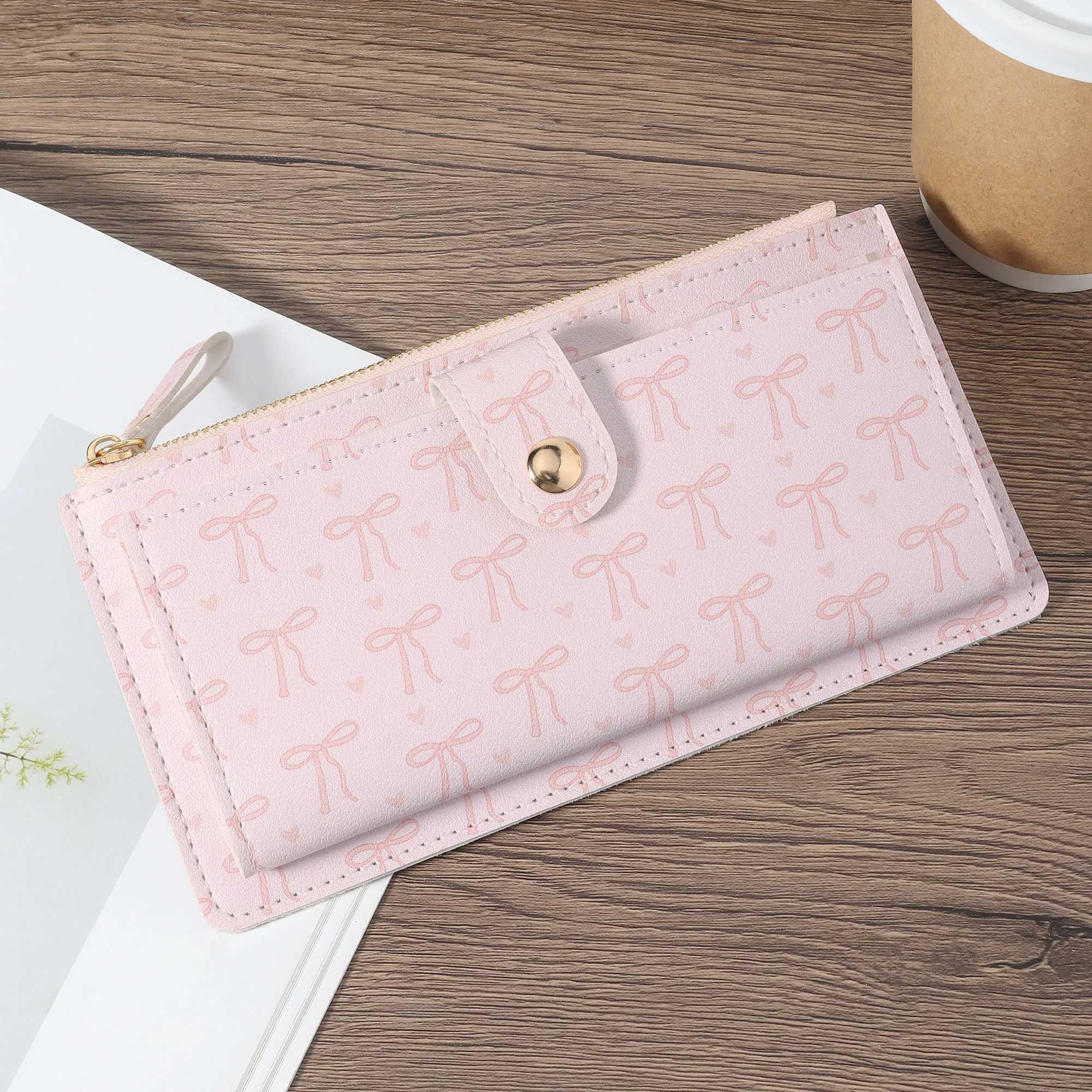 Womens LG wallet coin wallet multi card slot function wallet elegant folding wallet for women with card slot and zipper. XJ250624
