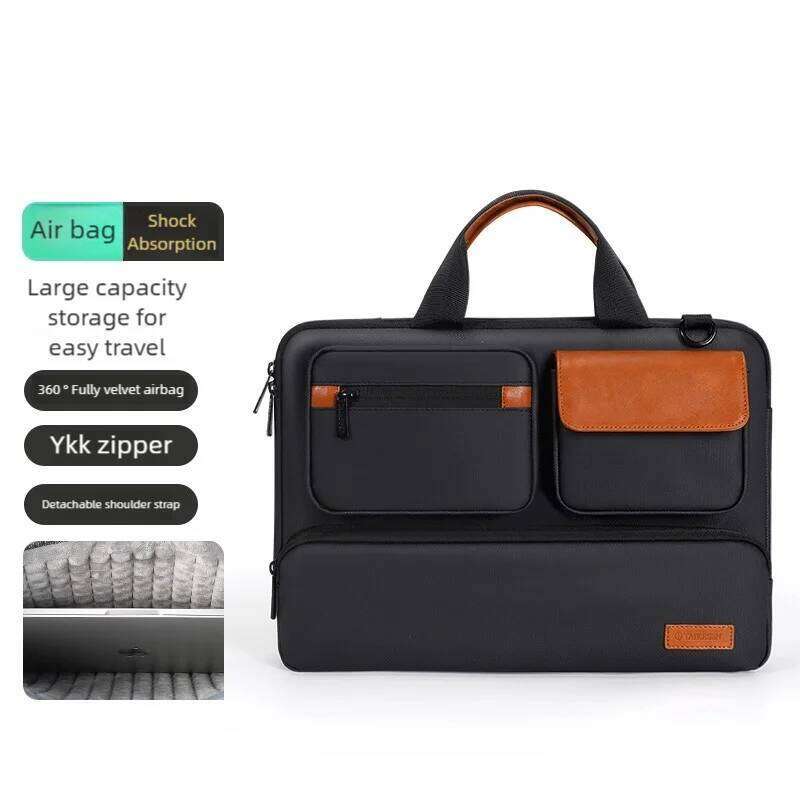 Laptop Sleeve Bag For Book Air Pro M3 4 13.3 14 15.6 16Inch Notebook Pouch Shockproof Computer Briefcase Business Travel Case