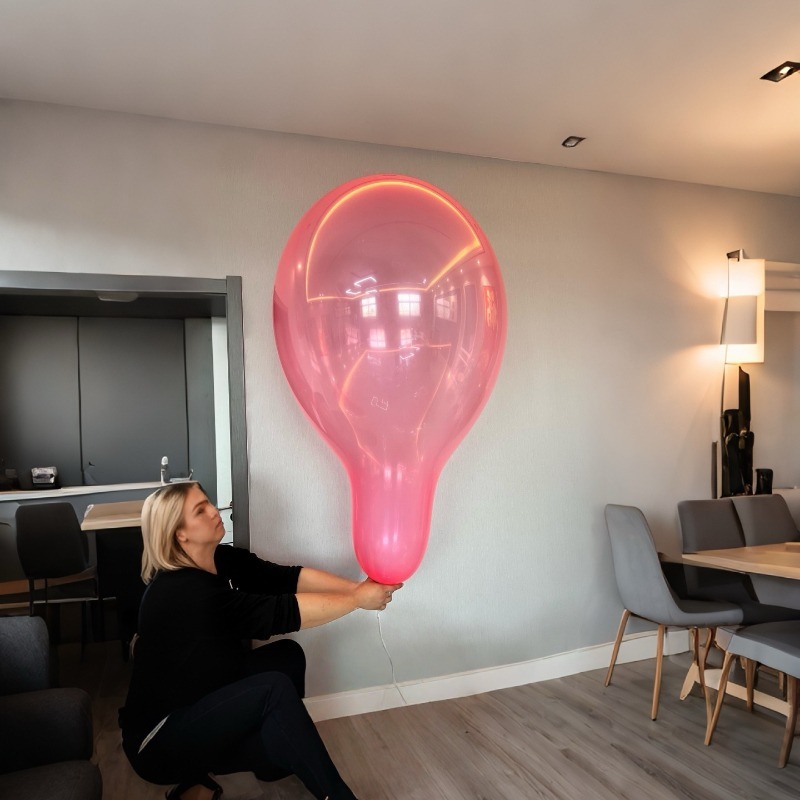 32 inch round long neck thickened balloon manufacturer wholesale foreign trade birthday wedding party arrangement bar oversized balloon colored crysta