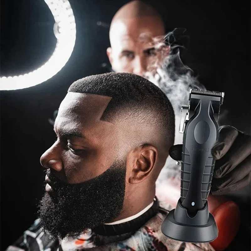 Kemei 2296 Professional Hair Clipper Men Adjustable Beard Electric Hair Trimmer Rechargeable Hair Cutting Machine Barber Tool XJ250624