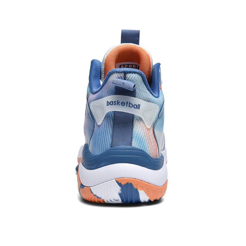 8877-Youth High Top New Style Basketball Shoes Chinese Breathable Non-slip Outdoor Sneakers Fitness Running Training Sneakers