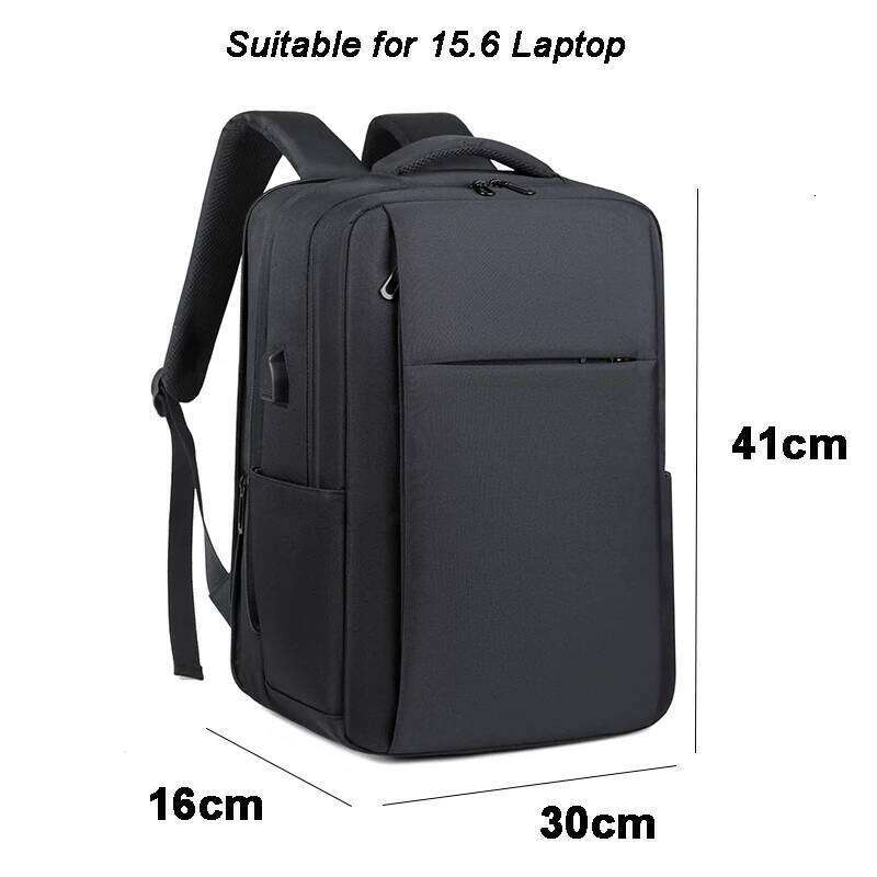 Large Capacity Waterproof Nylon 15.6 Inch Book Laptop Computer Bags Men's Travel Business Backpack