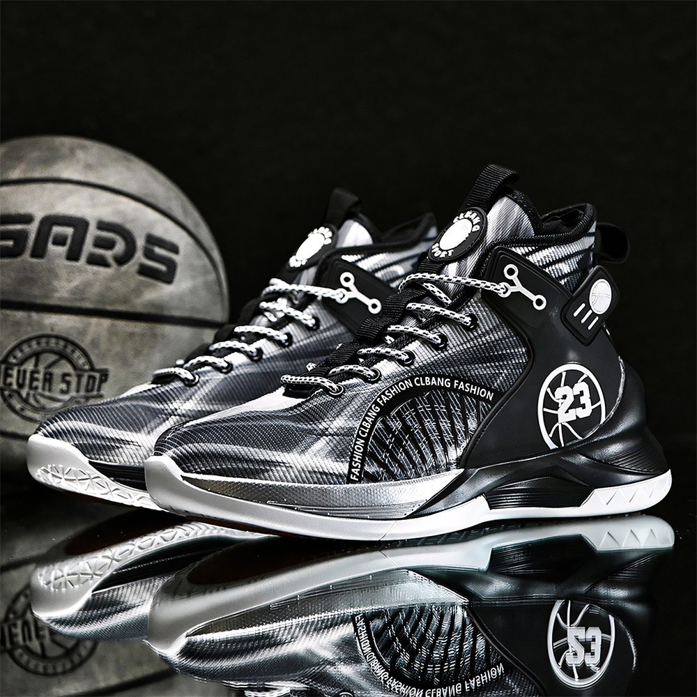 8201-Fashion Boys Basketball Shoes Sports Breathable Anti Slip Men's Running Shoes Fashion Sports Walking Basketball Shoes