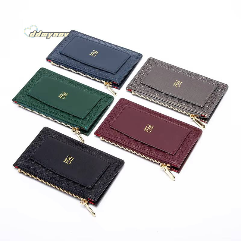 Multicolour Multi Fashion Classic Style 2024 Unisex Wallet PC Material Business Office Commuter Portable Card Case ddmynov
