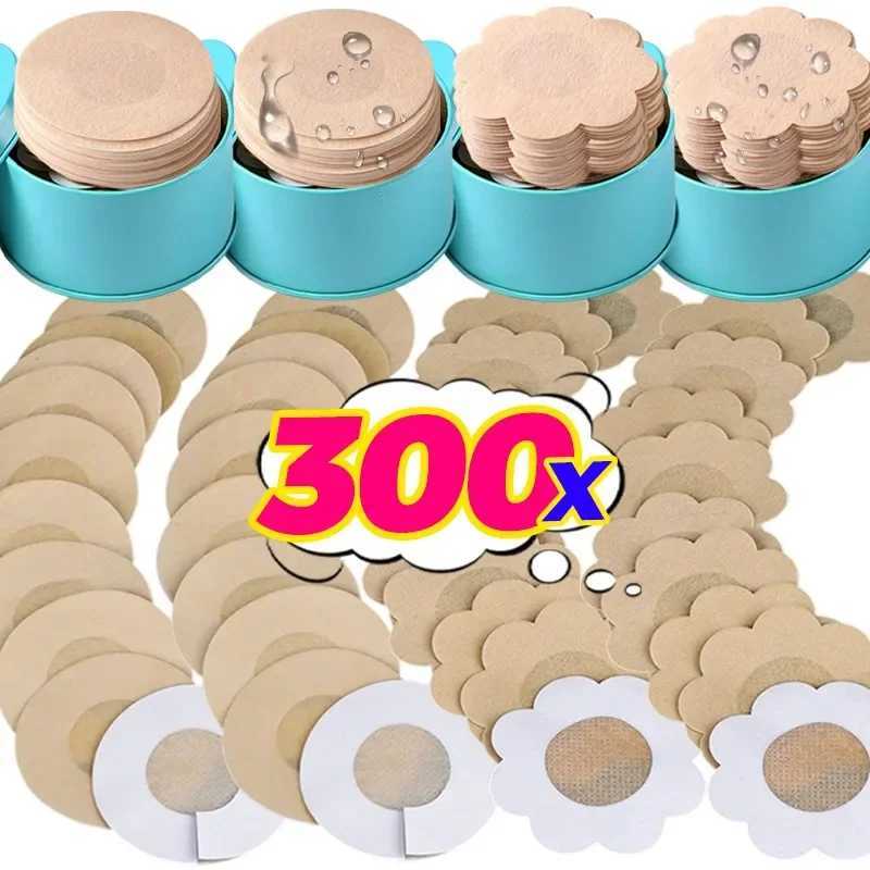 2/300Pcs Nipple Stickers for Women Self-adhesive Disposable Breast Lift Tape Pasties Invisible Bra Padding Chest Paste PatchesW250624