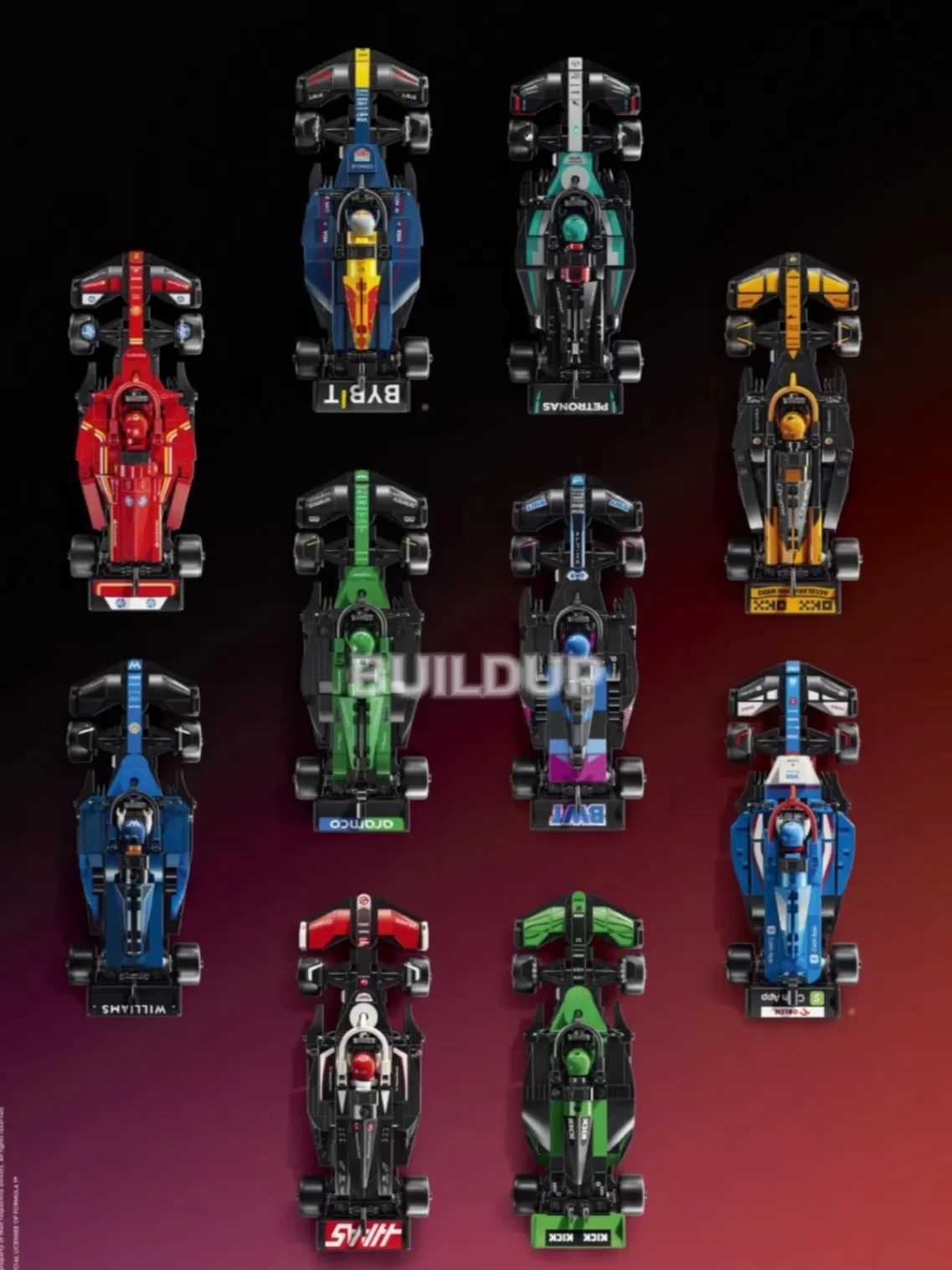 Limited Set 66802 Mechanical Set 10 Cars 2601 Pieces Building block models racing toys Christmas gifts birthday gifts. R250624