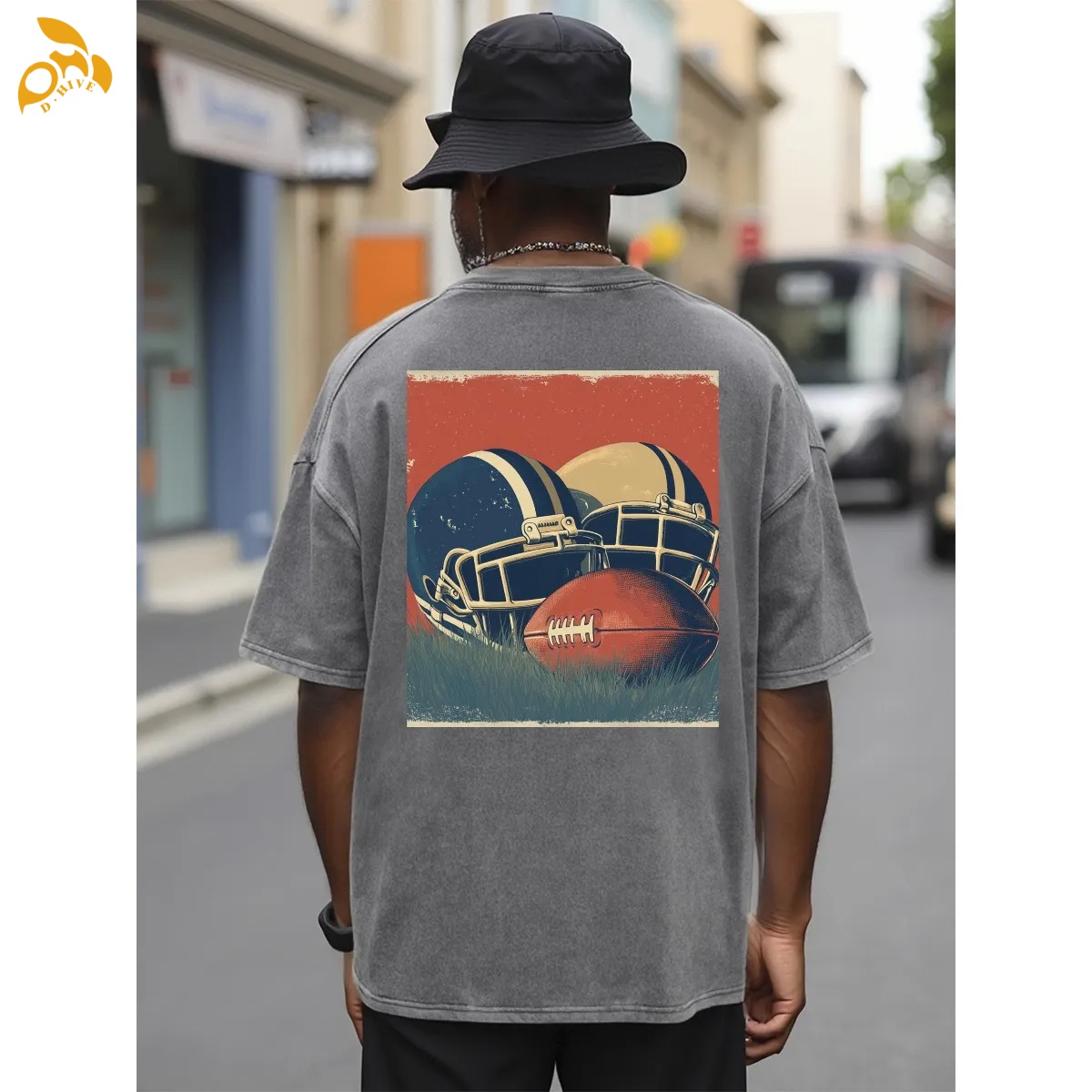 free shipping of customized classic American General Heavyweight T-shirt 230g DTF with exquisite patterns from US