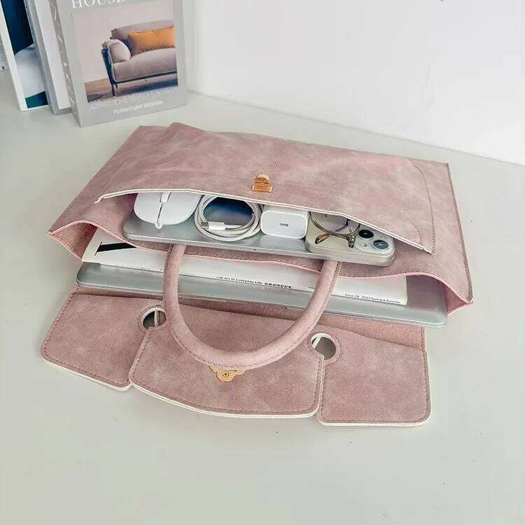 Luxury Designer bags Laptop bag women 2025 new model, suitable for Apple, Huawei, Lenovo, inner male bag, lightweight handbag