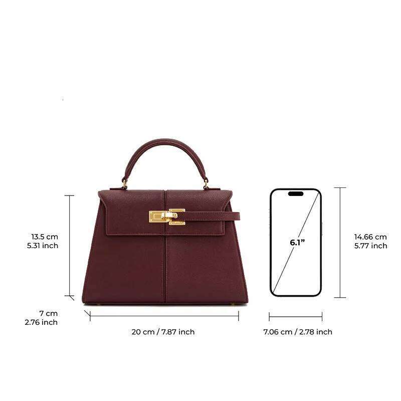 JW PEI Elise Women's Handbag 2025 New Wine Red Small Tote Crossbody Lightweight Elegant Shoulder Bags & Bag accessories