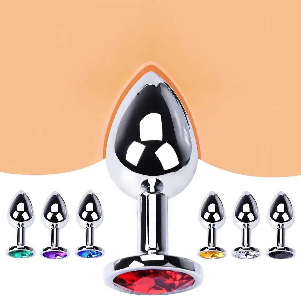 Annal Plug Adult Trainer Kit Aluminium Alloy Metal Butt Plug Prostate Massager Masturbator Dildo Adult Sex Toys for Men Women W250624