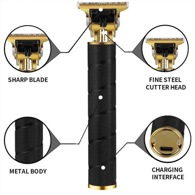 T9 Hair Clipper Beard Shaving Body Hair Trimmer Clippers Electric Hair Cutting Machine Professional Barber Men Trimmer Shaver XJ250624