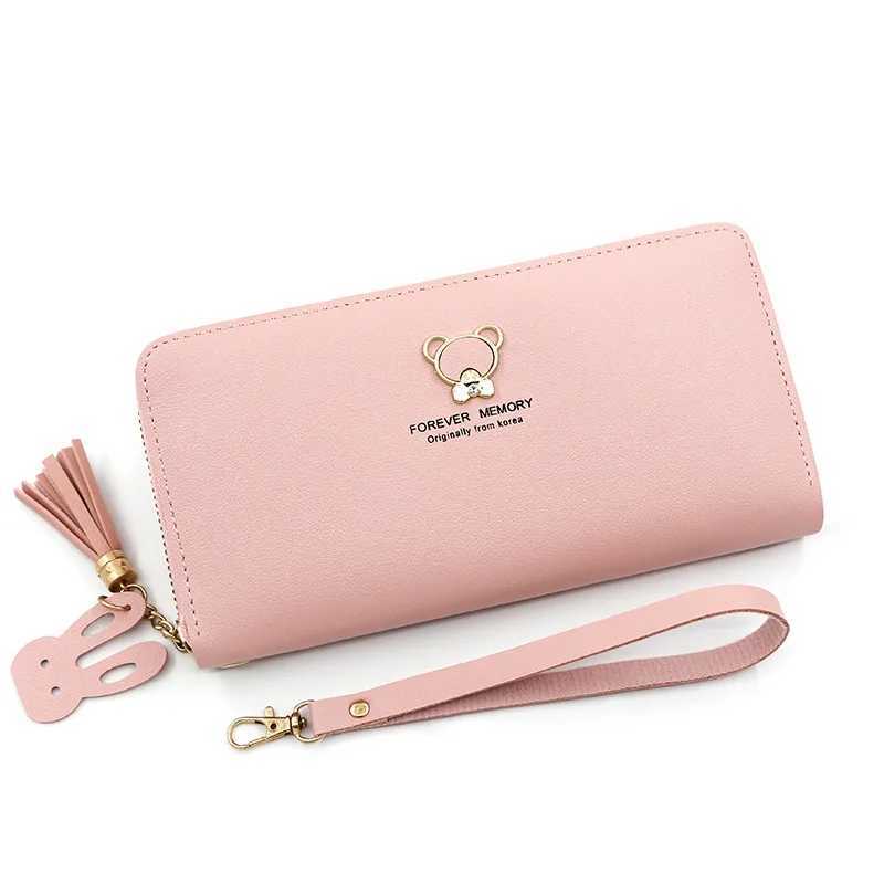 New Large Capacity Women Lg Wallets Simple Zipper Phe Bag Card Holder Female Purse Coin Pocket Cute Wallet For Girls XJ250624