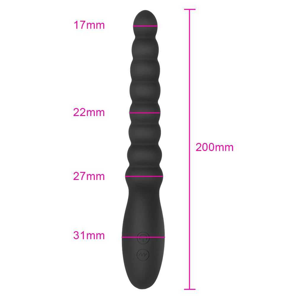 Sex Tools For Couples Butt Plug Anal Plug Silicone Anal Dildo Unisex Sex Toys For Women Men 10 Speed Dual Motor Vibrators W250624