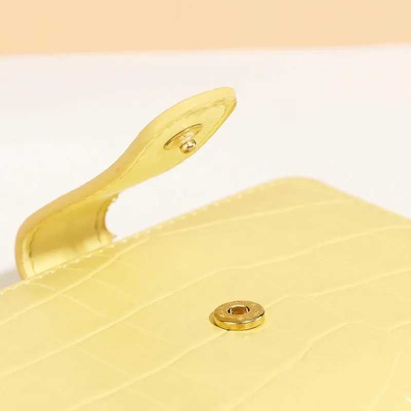 New Womens Wallet High-end Short Solid Color Wallet Womens Korean Version Zipper Card Bag Change BagXJ250624