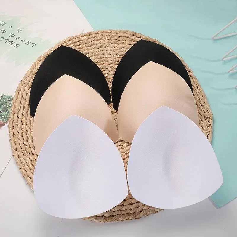 Triangle Sponge Bra Pads for Women 2/30Pcs Removable Invisible Insert Bikini Swimsuit Breast Enhancers Chest Cup Pad Accessories W250624