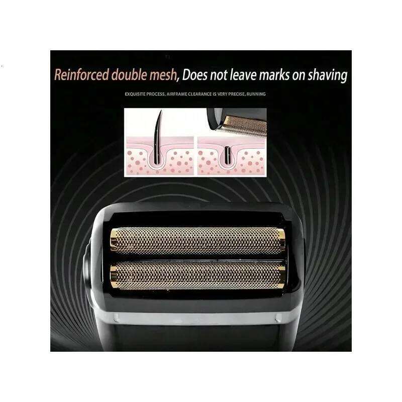 KEMEI Gift Box Km-2024 USB Charging Dual Network Blade Electric Shaver, Portable Men's Electric Shaver, You Deserve To Have It