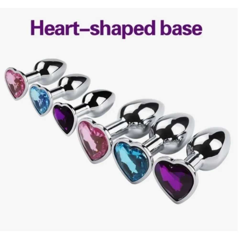 Mini Sexy Jelly Color Metal Anal Plug Anal Dilator for Adult Men and Women Fun Flirting Masturbation Adult Toys Gay W250624