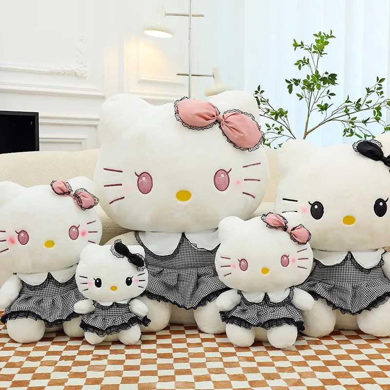 Sanrio 70cm Big Size Sanrio Hello Kitty Cute Cartoon Characters Plush Toy Room Decoration Plushies Pillow Childrens Holiday Giftw250624