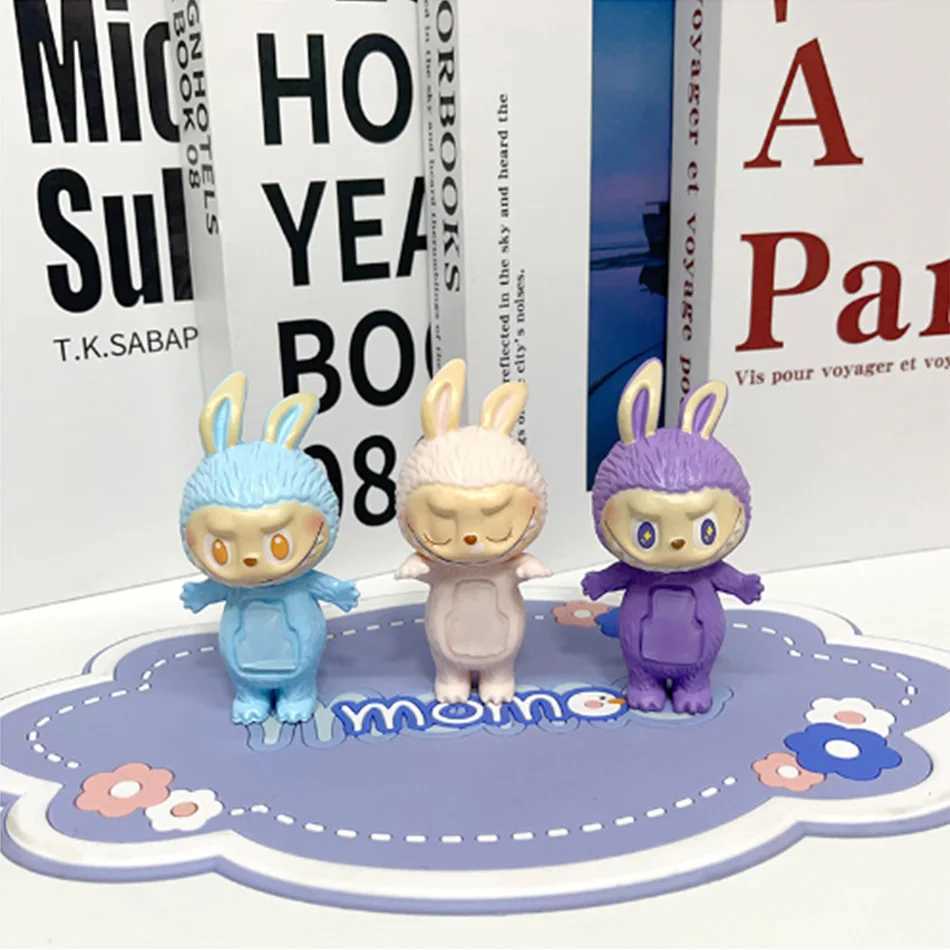 New Labubu Hippers Blind Box Figure Action Figurine Collection PVC Model Toys Doll Children Ornament Toy Birthday Gift in stock Y250624