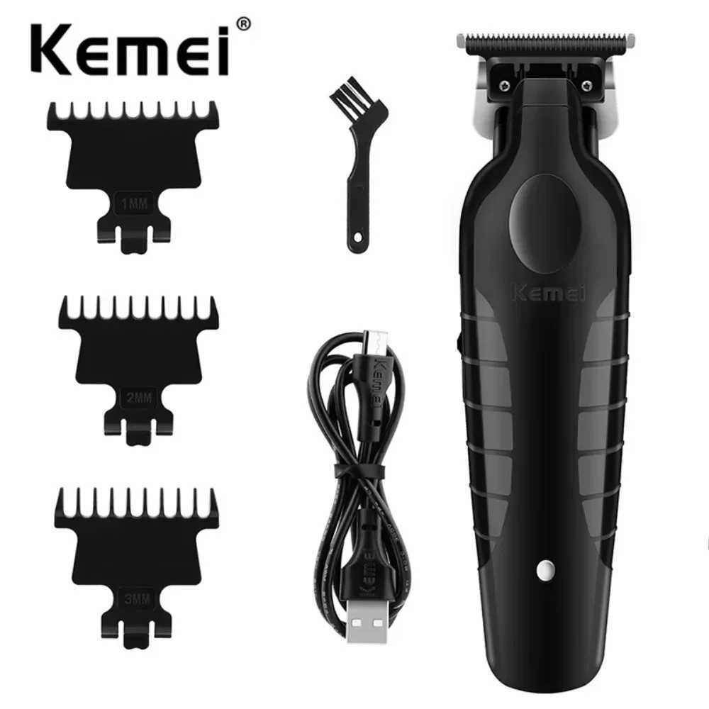 Kemei 2299 90-4 1102 11500RPM Rechargeable Hair Clippers Barber Cordless Hair Trimmer Electric Shaver Men Hair Cutting MachineXJ250624
